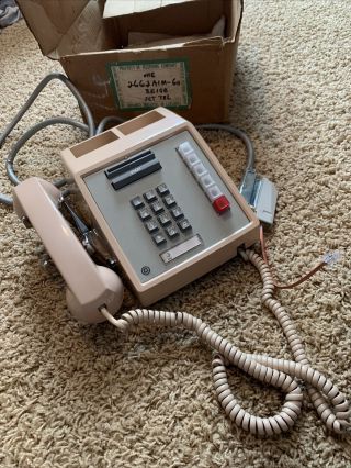 Early 1970s Western Electric 2662aim 78244 Card Dialer Telephone Is Box