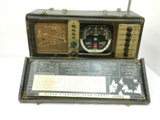 Zenith Transoceanic Radio Model 7g605 Bomber