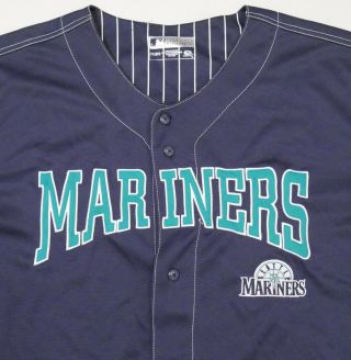 Mlb Vintage Seattle Mariners True Fan Series Baseball Jersey 2xl