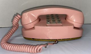 Vintage Pink Touch Tone Princess Bell Desk Telephone 2702b
