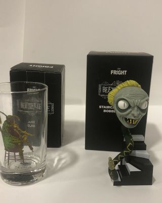 Beetlejuice Staircase Snake Bobblehead Loot Fright Crate Exclusive And Glass