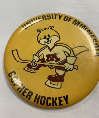 Vintage University Of Minnesota Gopher Hockey Pin