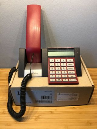 1993 B&o Bang & Olufsen Beocom 2500 Crimson / Burgundy Telephone Us Plug