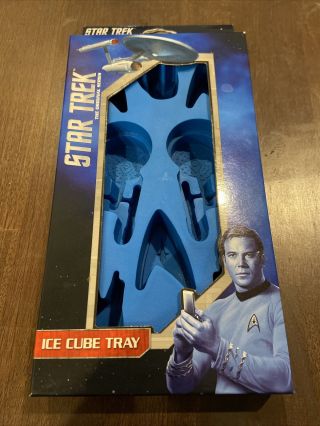 Star Trek Silicone Ice Cube Tray Vulcan Wave Insignia Starship