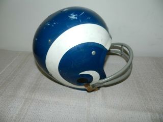 Vintage Rawlings Rams Hnfl Football Helmet Youth Large Air - Flow Two Bar