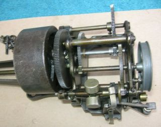Edison Home Cylinder Phonograph Model F Running Spring Motor w Gear Cluster f 3
