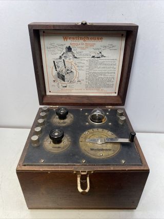 1921 Westinghouse Aeriola Sr.  Receiver Single Tube Radio,  Box - Type RF,  319564 2