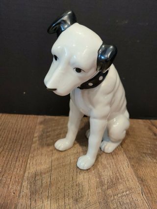 Vintage Rca Victor Nipper Dog Ceramic Figurine,  His Master 