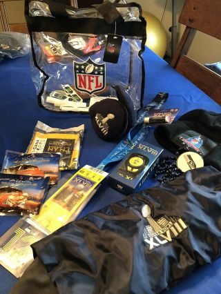 Official Bowl 48 Xlviii Ticket,  Warm Welcome Package And Seat Cushion
