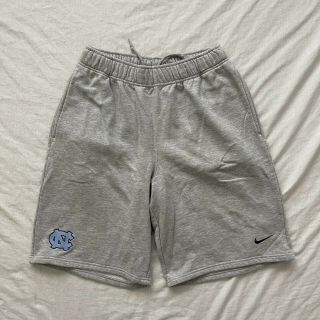 Unc North Carolina Tar Heels Nike Team Mens Sweat Shorts Gray Size M Medium