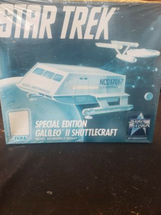 Star Trek Galileo Ii Shuttlecraft Rare Amt/ertl Plastic Model Kit