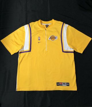 Nike Team Issued Los Angeles Lakers Nba Jersey Shirt Mens Size Xl X - Large Ec