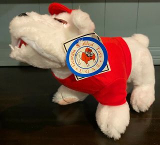 Vintage Uga Ii Plush - University Of Georgia Bulldogs Mascot - With Tags