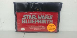 1977 Star Wars Blueprints Complete Set Of 15 Sheets Celebrating Rotj K4