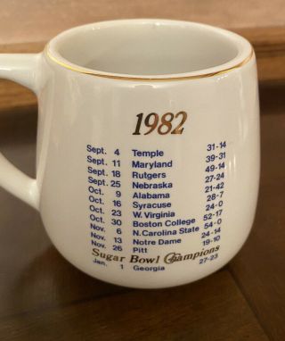 1982 PENN STATE NITTANY LIONS NATIONAL CHAMPS COFFEE MUG 2