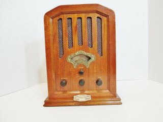 Thomas Collectors Edition Radio Am Fm Cassette Model Bd 121 Wood Veneer Cabinet