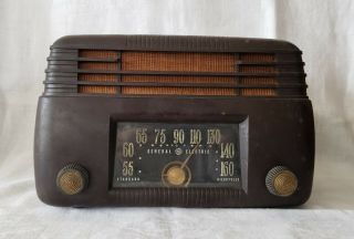 Vintage Ge Radio Model 200 Bakelite Circa 1940s Non -