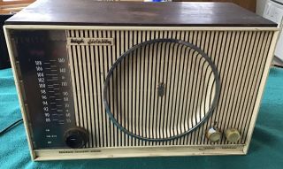 Vintage Retro 1950s Zenith Model H - 845 Hi Fi Fm Am Radio Gr8 Sound