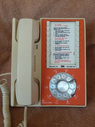 Rare Vintage Bell Systems Western Electric Touch A Matic Rotary Telephone -