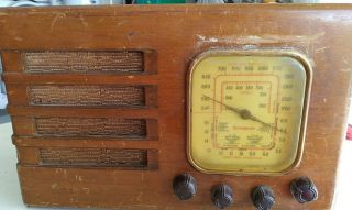 Estate 1937 Westinghouse Short Wave Radio Model Wr 224