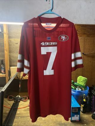 Colin Kaepernick Jersey T - Shirt Nfl Team Apparel San Francisco 49ers Mens 2xl