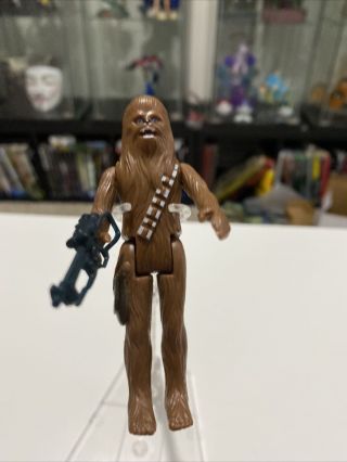 Star Wars 1977 Vintage Kenner Chewbacca Loose Action Figure With Weapon