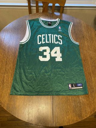 Boston Celtics Jersey Paul Pierce Adidas 34 Green Large Nba