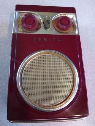 Vintage Zenith Royal 500 Long Distance Transistor Radio