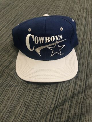 Vintage Dallas Cowboys Hat Snapback Cap Youngan Nfl 90s Football Team Logo