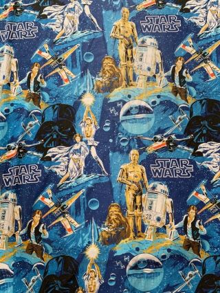 Star Wars Vintage 1977 Fitted Twin Bed Sheet