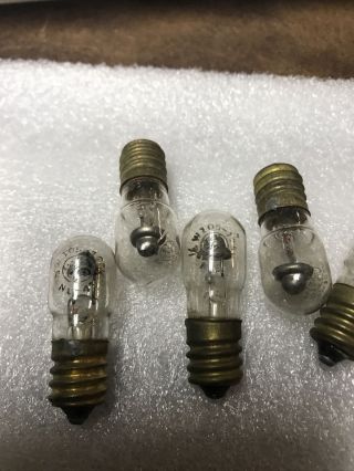 6 Miniature Neon Bulb,  NE - 45,  T4 1/2,  120V 2