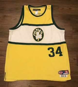 Vintage Reebok Dfunkd Paul Pierce Boston Celtics Cloth Jersey Men’s Xl