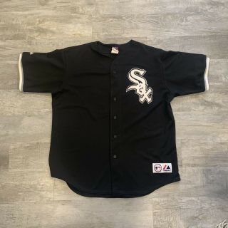 Vintage Esteben Loaiza Chicago White Sox Majestic Jersey Size Xl