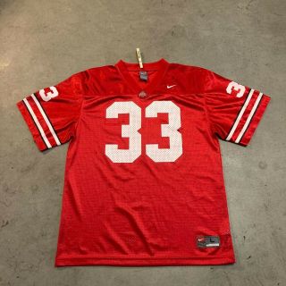Vintage Nike Ohio State University 33 Football Jersey