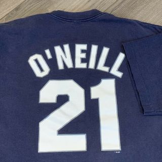 Paul Oneill York Yankees T Shirt Mens Xl Adult Blue Vintage 90s World Series