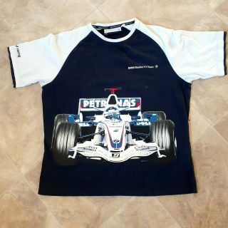 Vintage Bmw Sauber F1 Team Petronas F1 Shirt Size Xl Double Sided