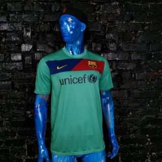Barcelona Barca Jersey Away Football Shirt 2010 - 2011 Nike 382358 - 310 Mens Size L