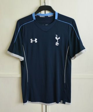Tottenham Hotspur 2015/2016 Training Shirt Jersey Blue Under Armour Size M