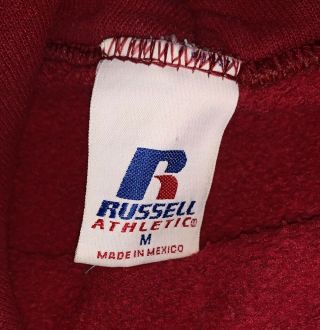 Vintage Russell Athletic USC Trojans Hoodie Sweatshirt Size Men’s M 3