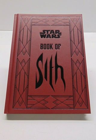 Star Wars The Book Of Sith - Hardcover 2012/ 2013 Lucasfilm Disney