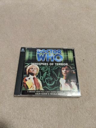Big Finish Doctor Who Whispers Of Terror Cd (near) - Rare