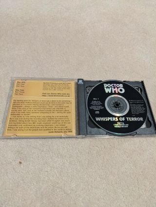 Big Finish Doctor Who Whispers of Terror CD (NEAR) - RARE 2