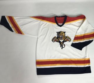 Nhl Florida Panthers Usa Ice Hockey Shirt Jersey Maglia Size Xl Starter