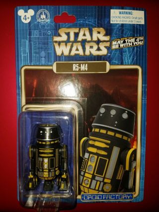 2016 Disney Parks Star Wars Droid Factory R5 - M4 May The 4th Be With You Toy,