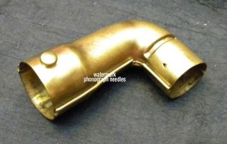 Columbia/victor Phonograph Elbow For Front Mount Horn Record Player Gramophone