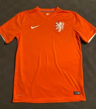 Nike Netherlands 2014 Fifa World Cup Jersey - Mens M -