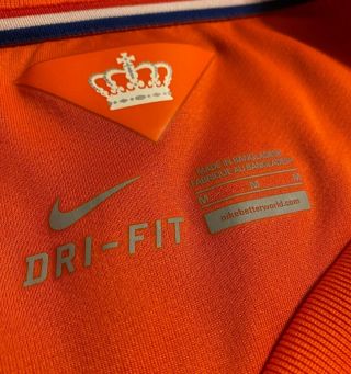 Nike Netherlands 2014 FIFA World Cup Jersey - Mens M - 3