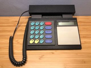1986 B&o Bang & Olufsen Beocom 2000 Black Landline Telephone Us Plug