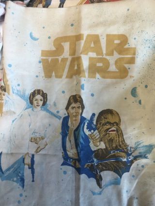 Vintage Star Wars Return Of The Jedi Twin Sheet Set