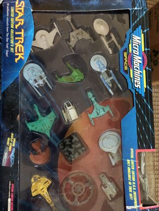 Star Trek Micro Machines - Collectors Edition - By Galoob - With 1701 - A